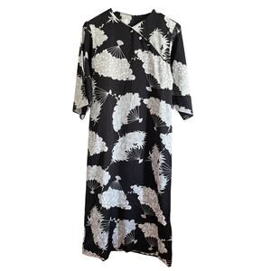 TORI RICHARD Liberty House 70s Vintage Woman's Kimono Style Japanese Print Dress